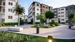 Bouskoura Living; Projet neuf; Bouskoura; Vente; vente appartement; Casablanca; Moyen Standing; MS; Résidence fermée; Piscine; jardin.