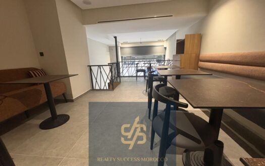 Café équipé à louer à Oulfa Casablanca | 68 m²