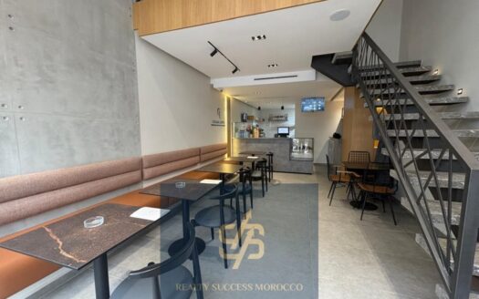 Café équipé à louer à Oulfa Casablanca | 68 m²
